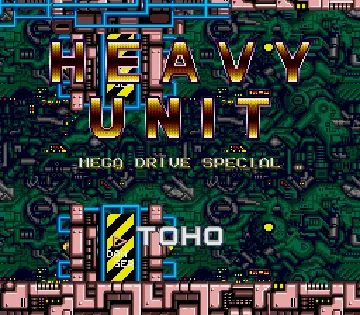 Heavy Unit - Mega Drive Special (Japan) screen shot title